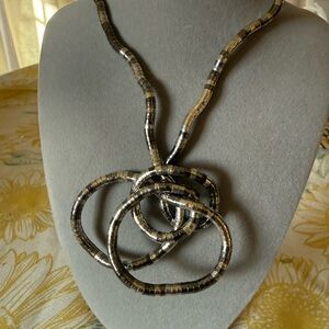 Silver Beaded Necklace